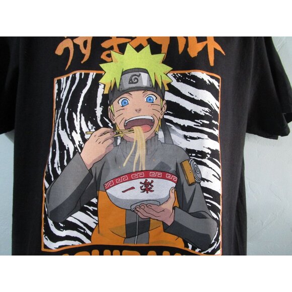 Uzumaki Naruto Shippuden Collection Ichiraku Ramen Shop Anime Style T Shirt Lg - Picture 10 of 12